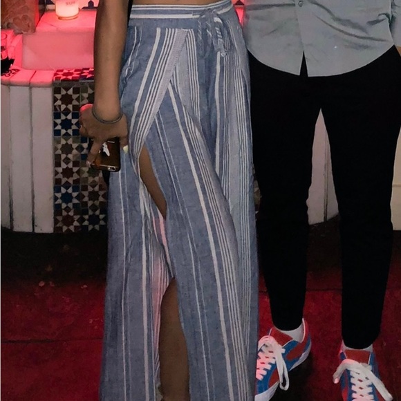 Express Flowy side split pants - Picture 2 of 2